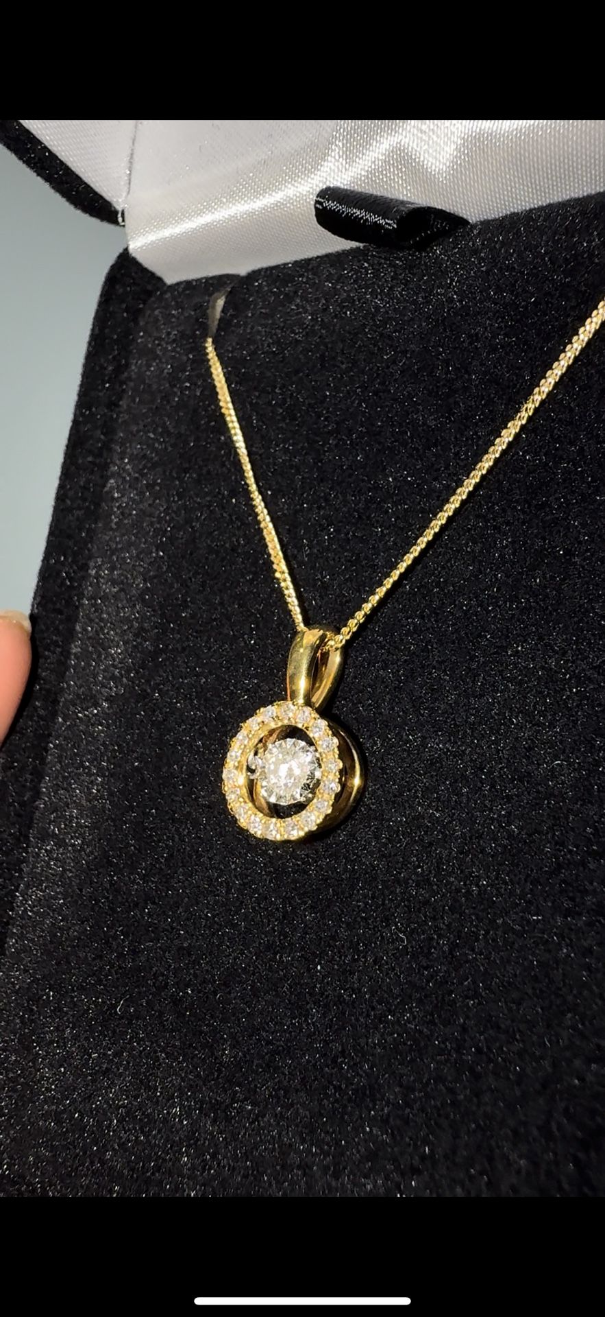 Kay jewelers (unstoppable Love Diamond Necklace 1/10 Ct Tw 10k