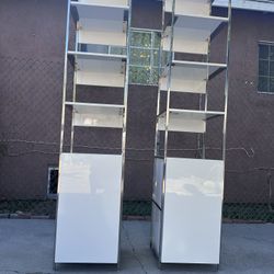 West Elm Open And Close Storage Units Bookcases Shelf Units Bookshelves.