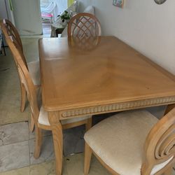 Dining Table & Chairs Set 