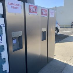 Refrigerators Big Sale! Get It Today and Pay Later Ask For Details