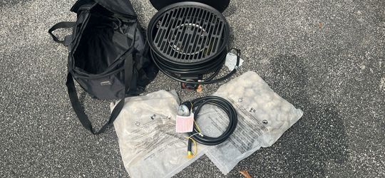 New 17” propane fire pit/grill