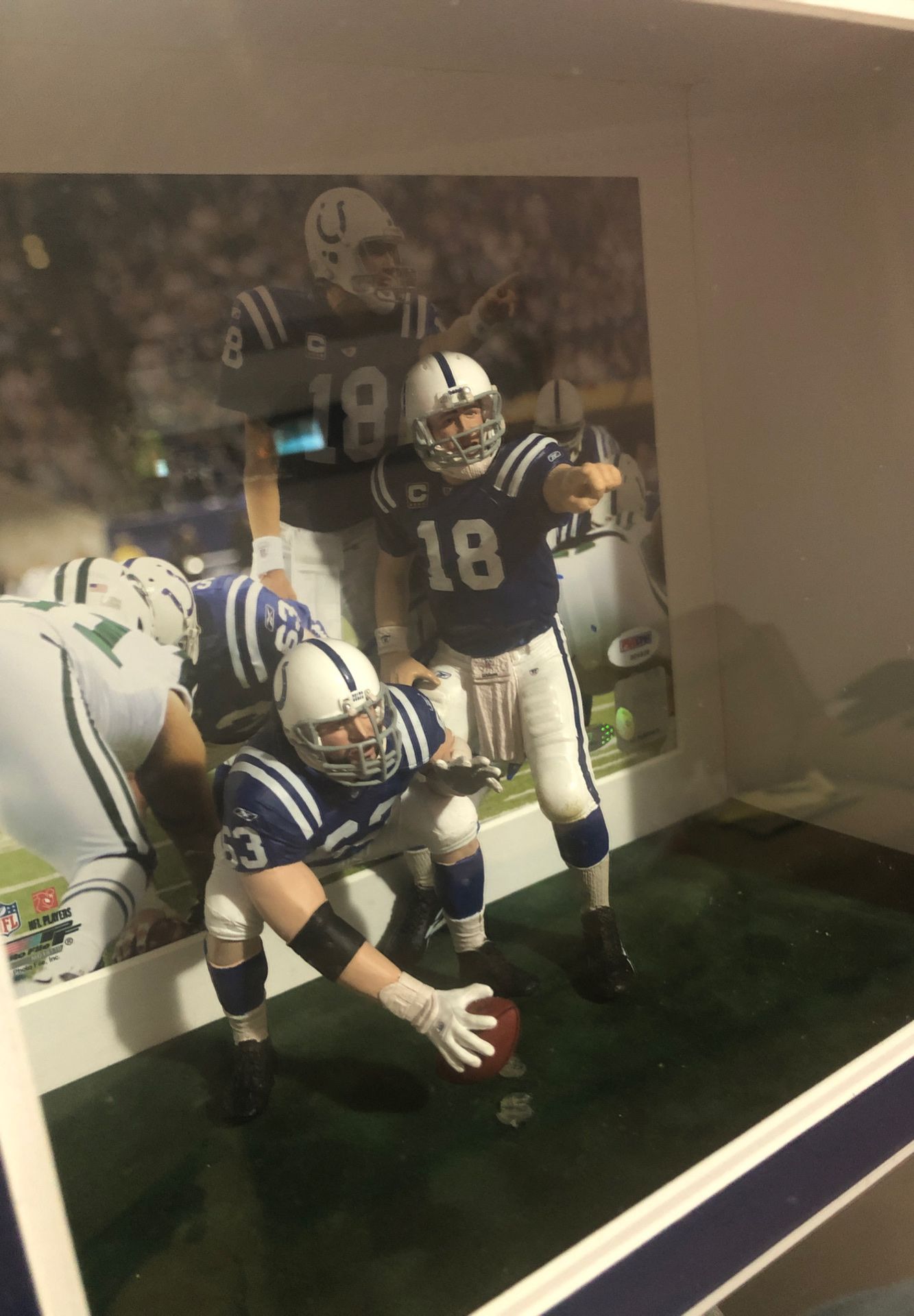 PEYTON MANNING CUSTOM SHADOW BOX