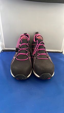 Avenger Black and Pink Athletic Sneakers for work  Steel toe