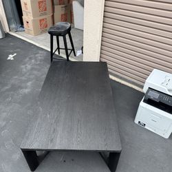 Restoration Hardware Black Coffe Table