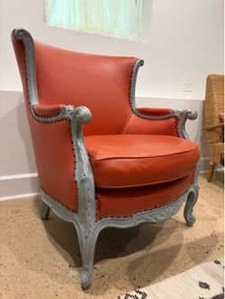 beautiful custom leather chair