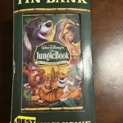 Collectible Jungle Book Tin Bank