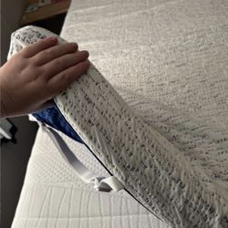 Like New ViscoSoft 3 Inch Memory Foam Mattress Topper Pad - Twin - Removable Washable Cover!