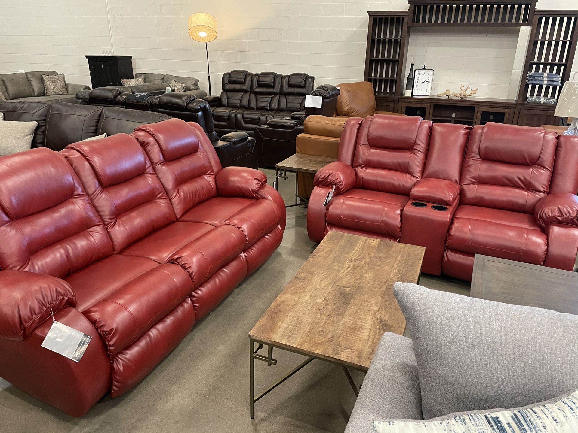 Reclining Sofa And Love Seat
