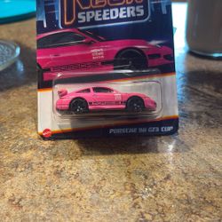 2024 Hot Wheels Porsche 911 GT3 CUP Pink HW Neon Speeders 1/8