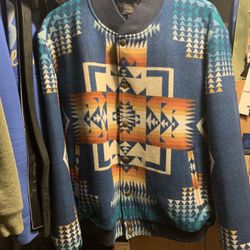 Men’s Pendleton Jacket Bomber XL Chief Joseph $425 obo