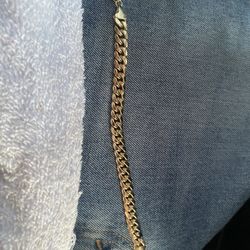 14k Cuban link Bracelet