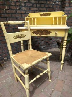 L. Hitchcock antique writing desk