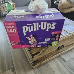 Huggies Pull-Ups 128 Count. Girls Minnie Mouse 