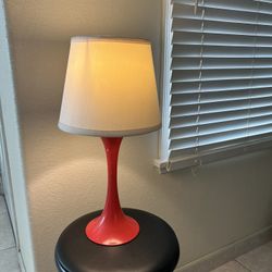 Red Base Table Lamp