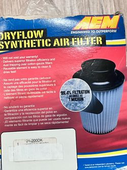 NEW AEM air filter 2.25