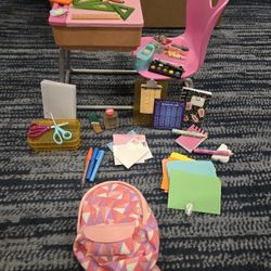 18 Inch School Doll Set