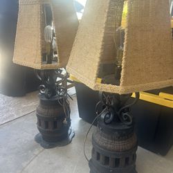 Vintage keg Lamp Shades