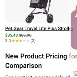 I Have A Like New Pet Gear .INC Pet Stroller