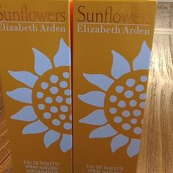 Elizabeth Arden Sunflower EDT Set Of Two, 1 .Oz Bottles z