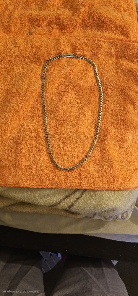 10 Kt Gold Manaco Curb Chain 25 Grams Paid $3,200⁸