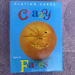 Crazy Faces Playing Cards Eeboo 