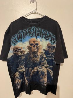 Godspeed Skull Graphic T-Shirt | Size Medium