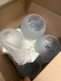 Frosted Glass Globe Lamp Shades