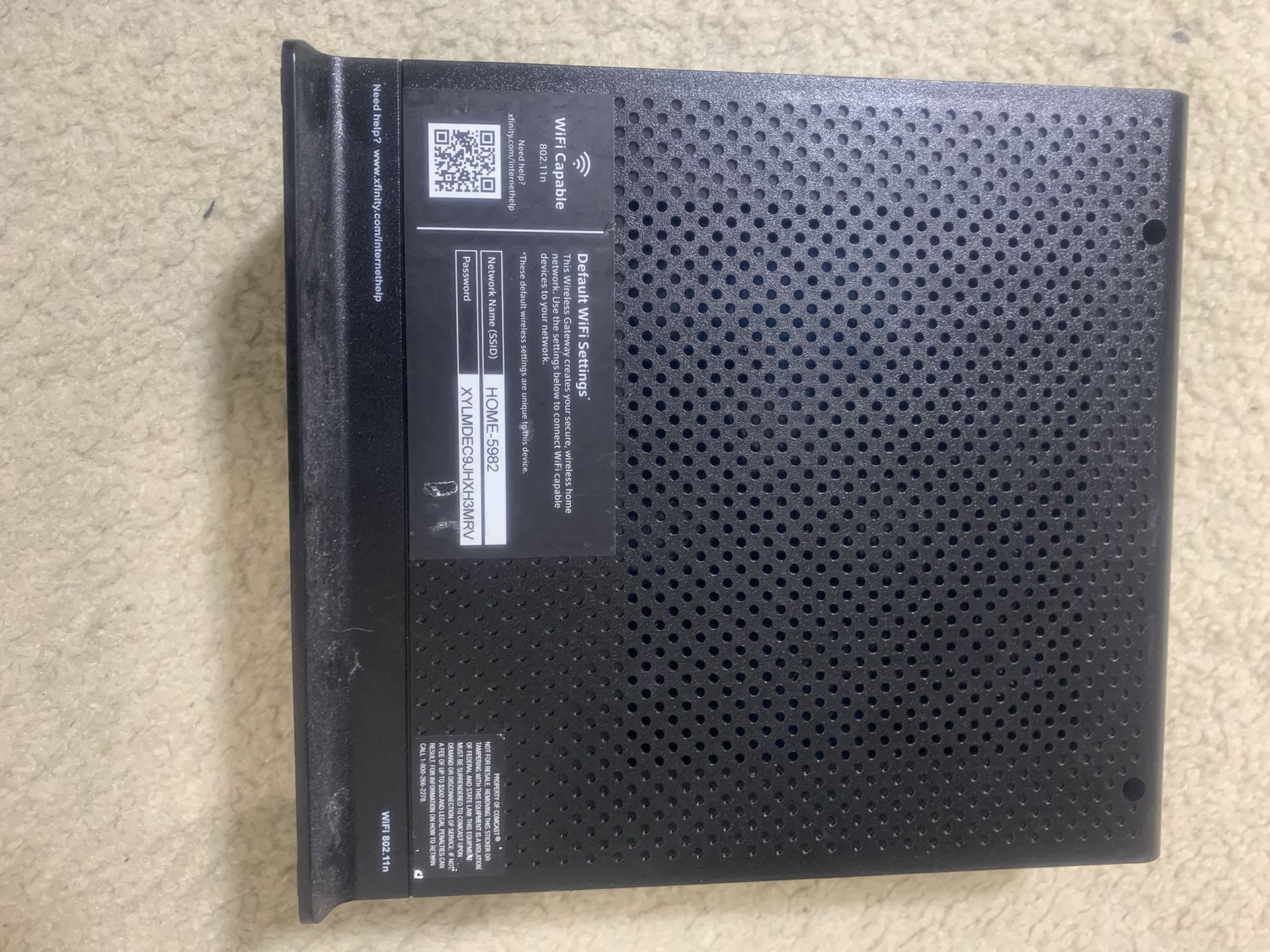 Arris Xfinity Modem Router with Voice