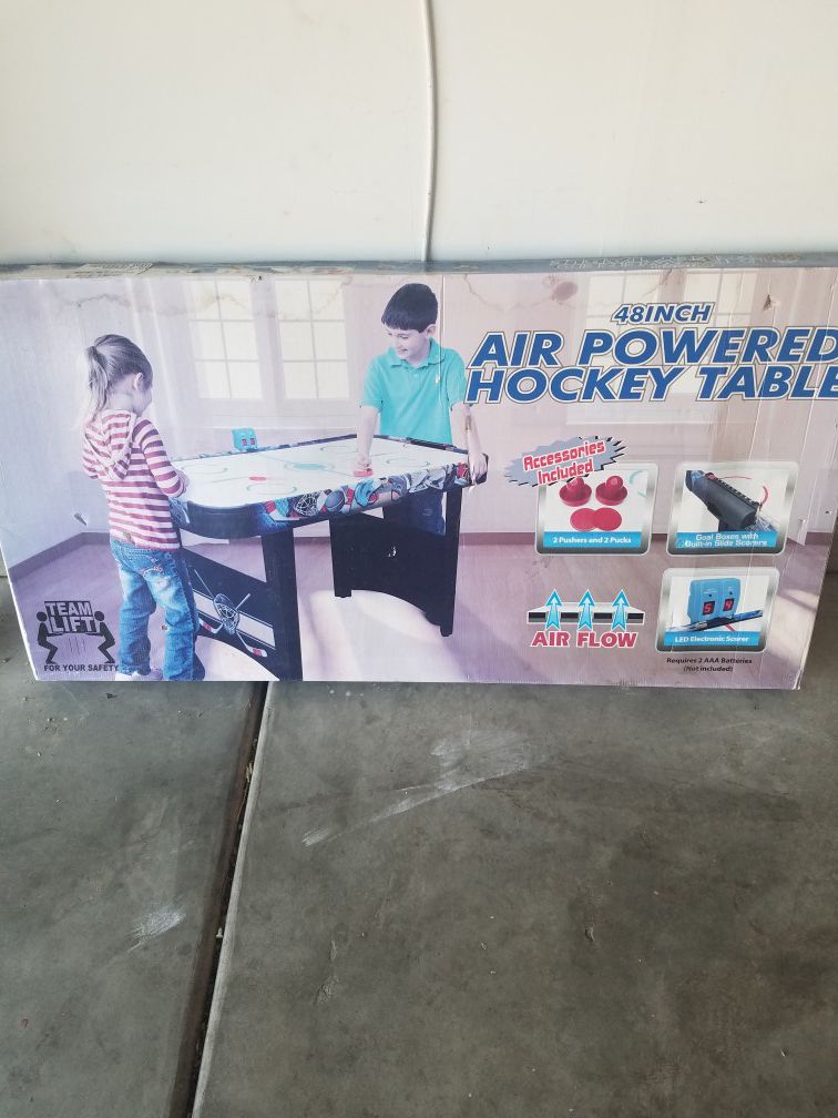 New- Air Powered Hockey Table!