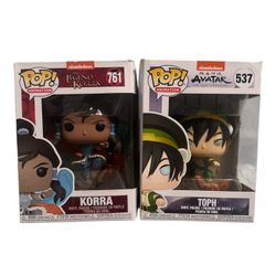 Funko Pop Lot- LOK Korra and  ATLA Toph