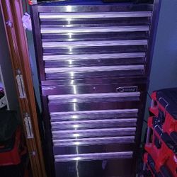 Kobalt 41-inch 11-Drawer Rolling Tool Cabinet Filled With Tools