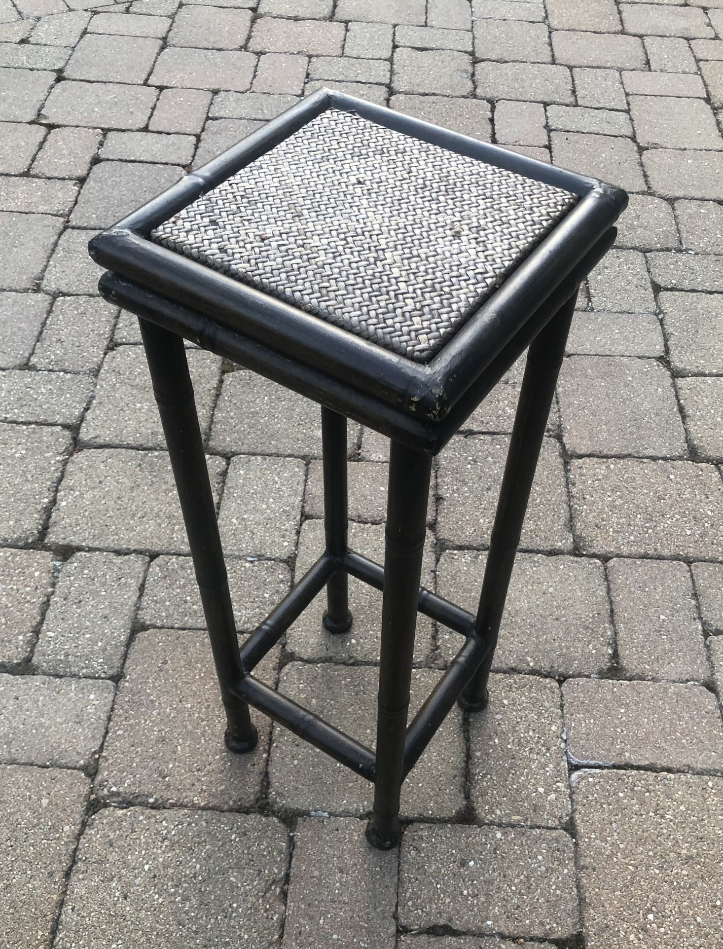 Brown Accent Side Table (24”H and 9”W)