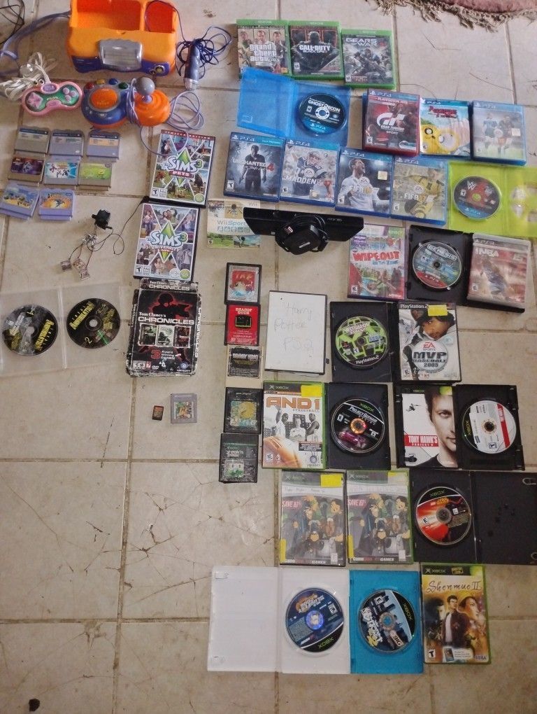 Video Games One Price Available In Group Ps4 PS3 PS2 XBOX Xbox One. .Gameboy. Atari .Xbox360 Kinett. VTech Console With Games