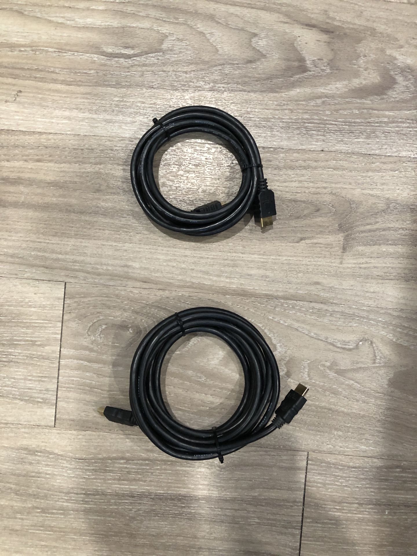 HDMI Cables 10ft and 12ft.