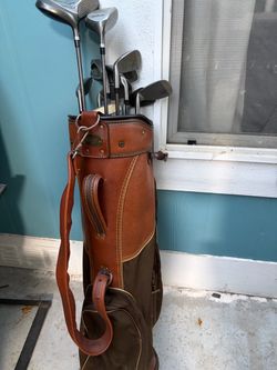 Spalding Golf Bag with Wilson Clubs