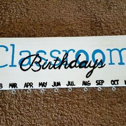 Classroom Birthday wall art-teachers gifts