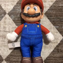 New Super Mario Bros Mario Posable Plush