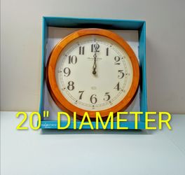 WALL CLOCK - WOODEN FRAME