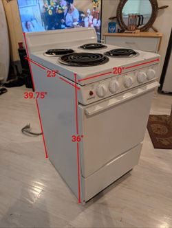 Stove and oven apartment size