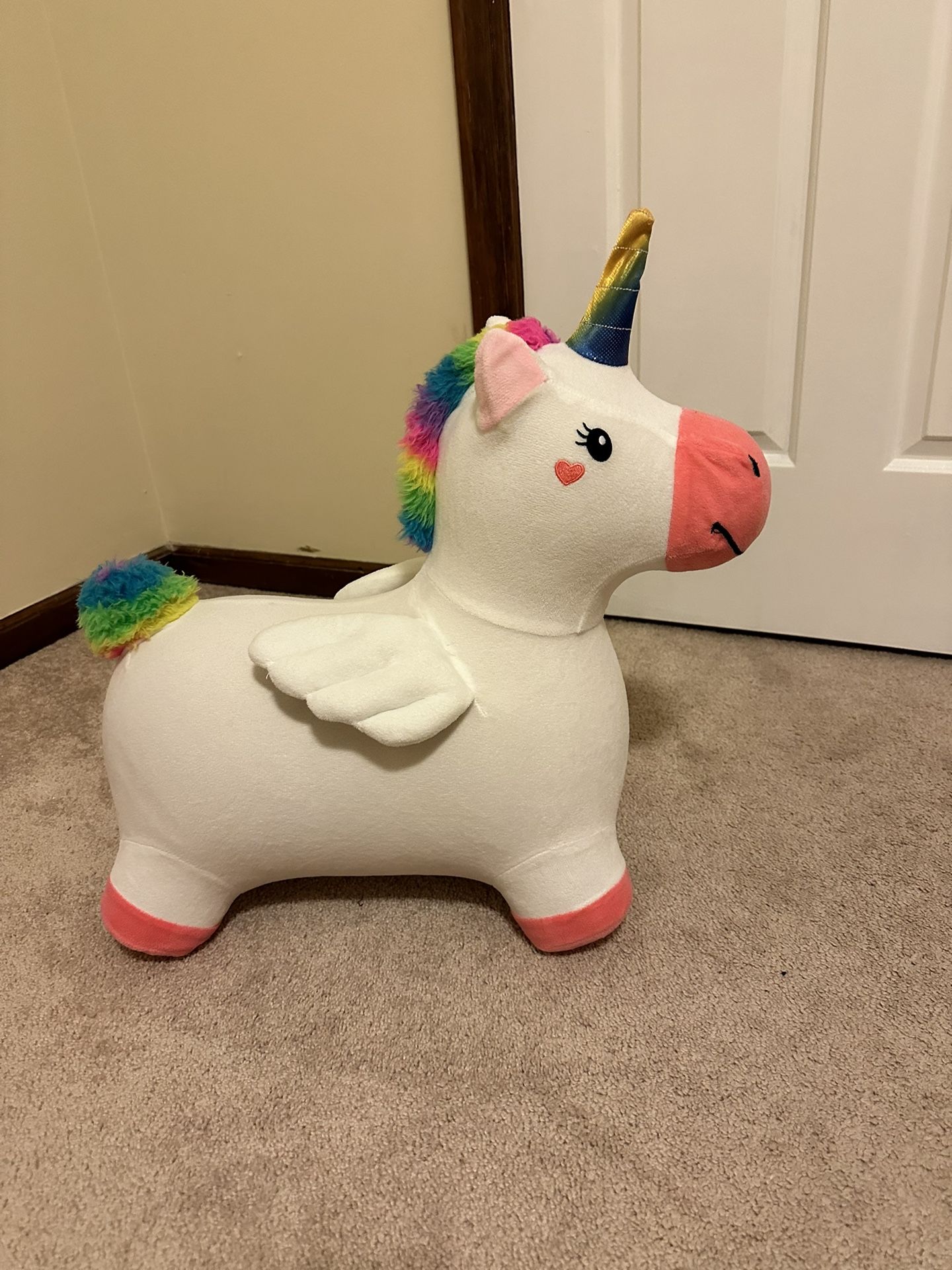 inflatable jumper-Unicron, rubber toy for kids,