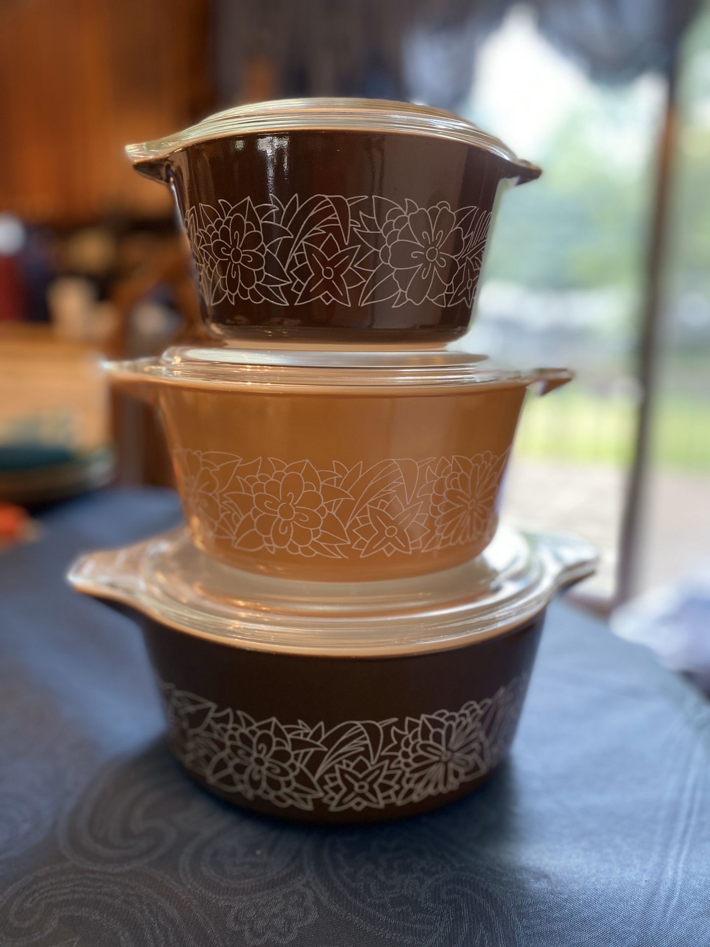 Pyrex Woodland 6-piece casserole set