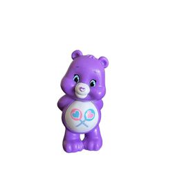 Greenbrier Care Bears Share Bear Purple Mini Toy Figure 2 Inch