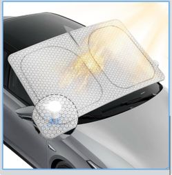 Wind shield sun shade