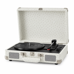Crosley Cruiser Plus Bluetooth Record Player – White Ostrich