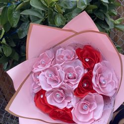 Handmade eternal roses ready for pick up for valentines! able to add banners 