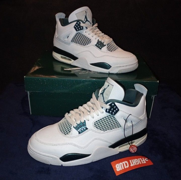 IOB EUC Air Jordan 4 Oxidized Green Mens size 9.5