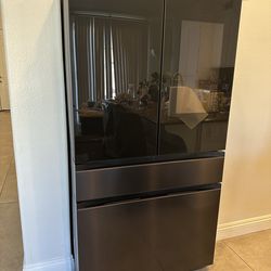 Samsung Bespoke Smart Refrigerator Black/Dark Gray great condition