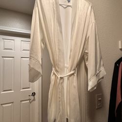 Satin Bride robe