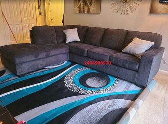 Only $49 down Ashley Altari Slate color sectional with pillows