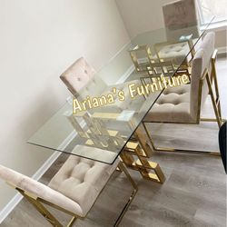 New Dining Table Set 71x40